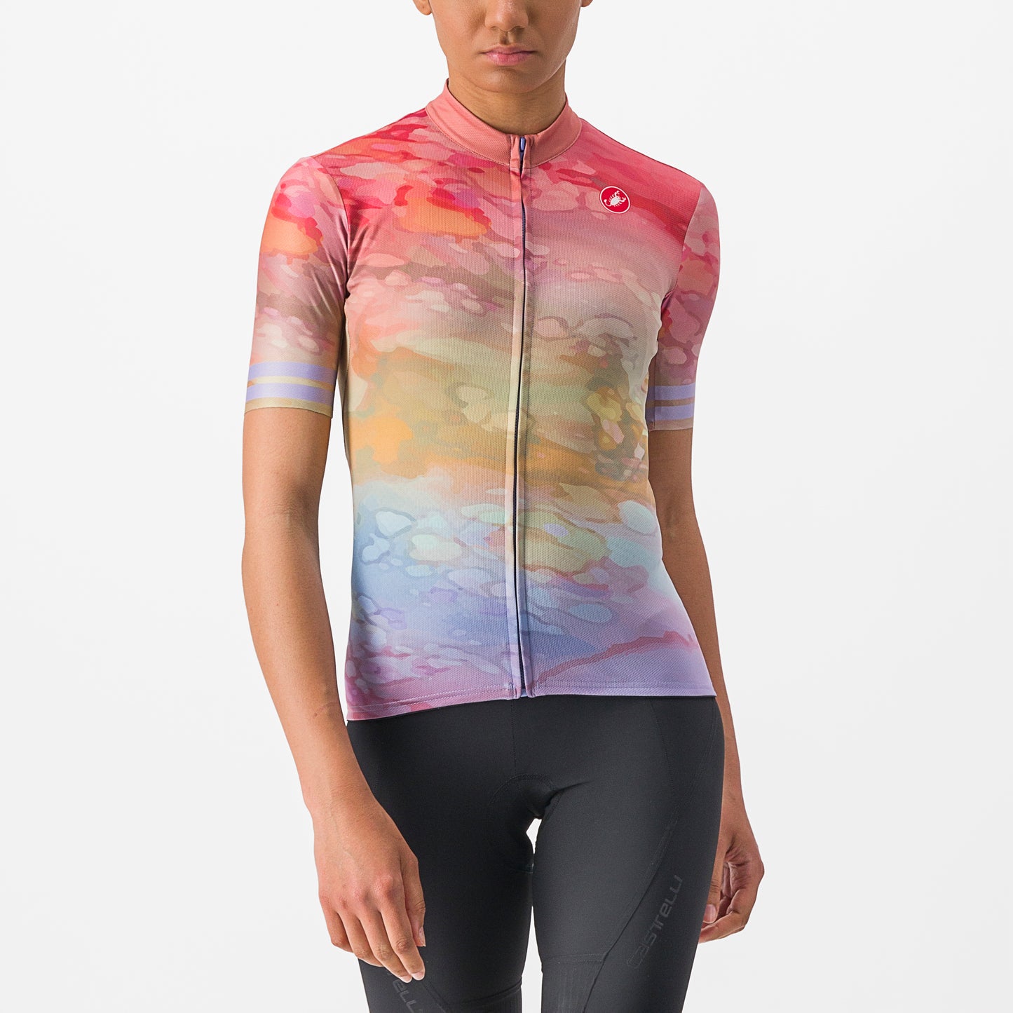 CASTELLI Marmo Jersey - Multicolor Violet Mist