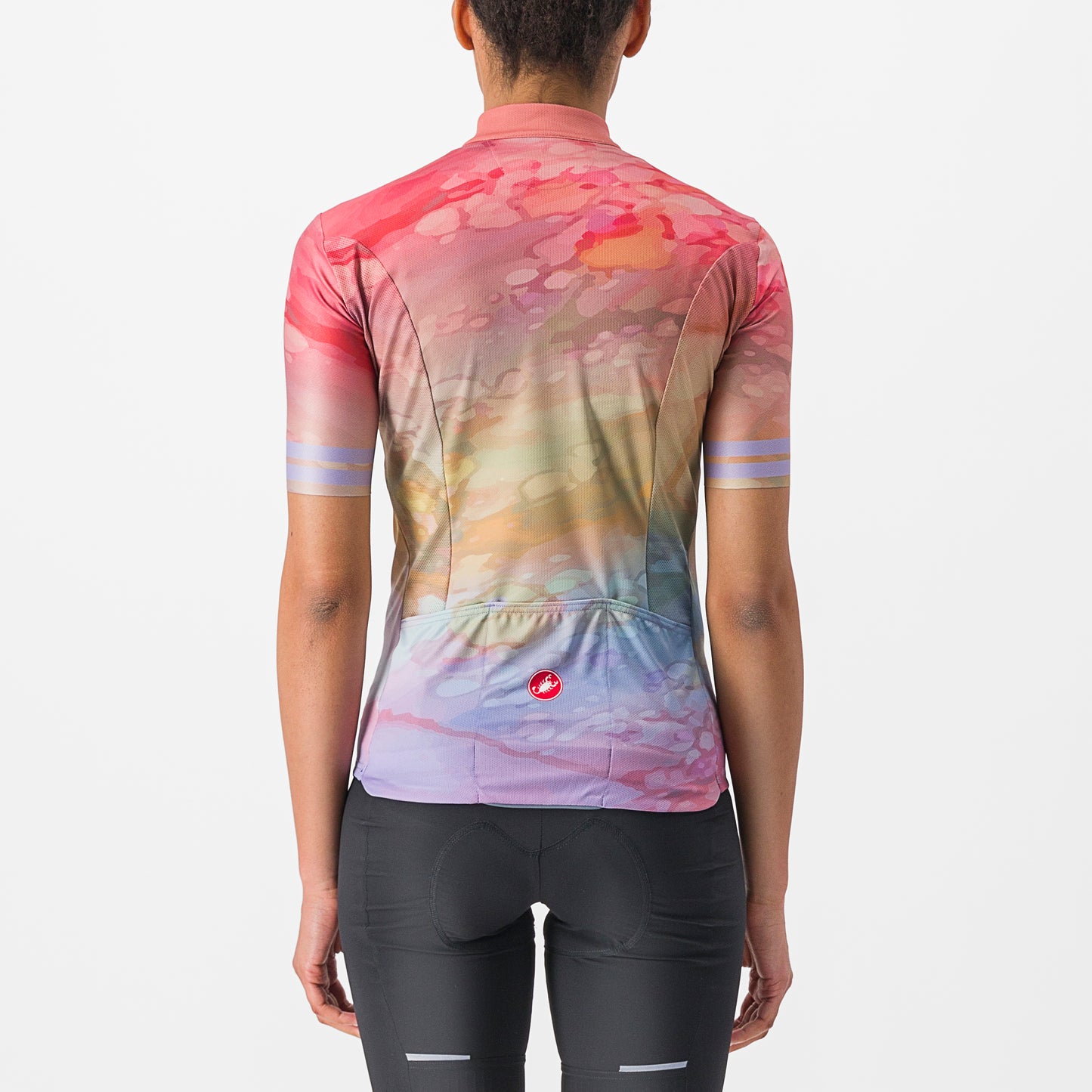 CASTELLI Marmo Jersey - Multicolor Violet Mist