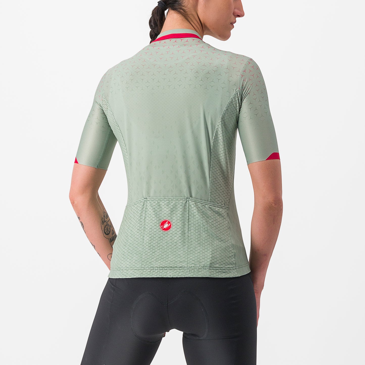 CASTELLI Pezzi Women's Jersey - Defender Green