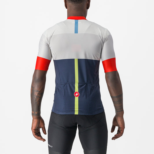 CASTELLI Sezione Men's Jersey - Belgian Blue / Ivory / Mastice-Fie