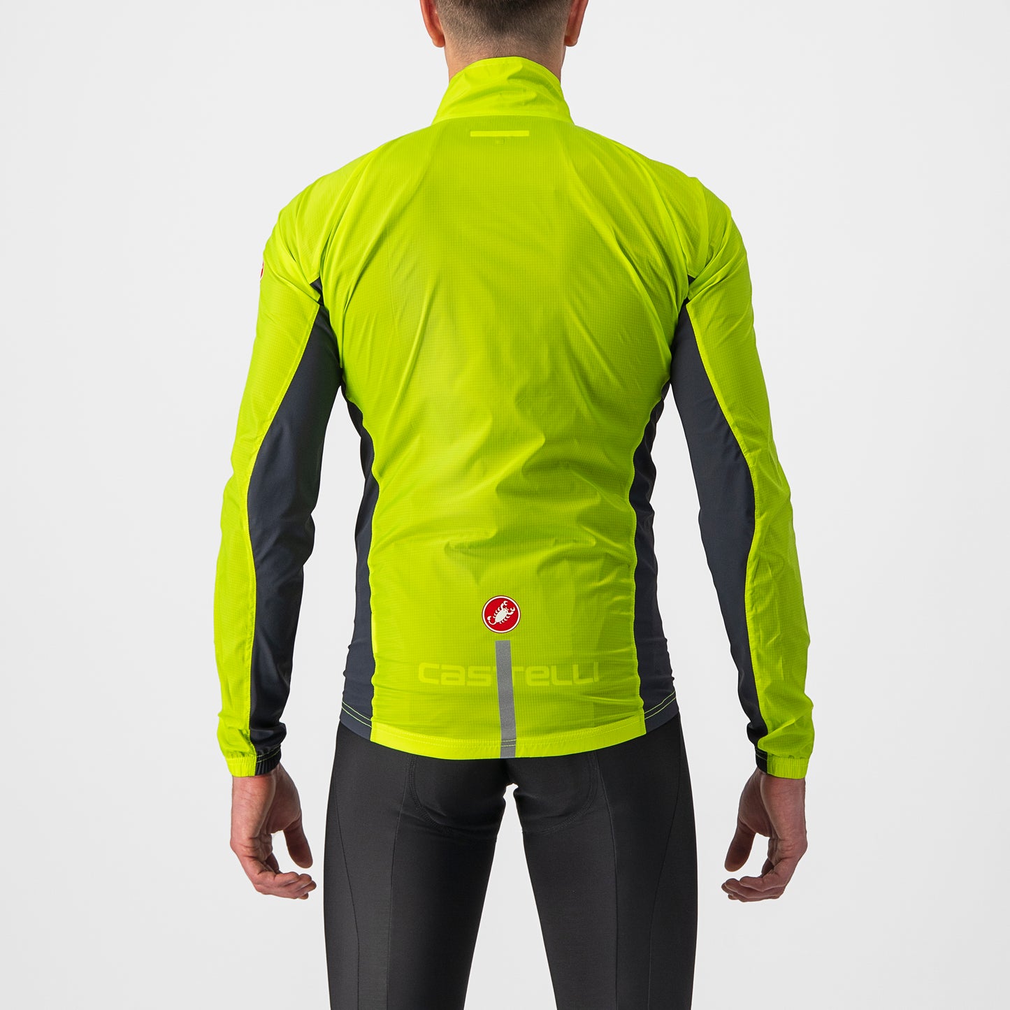 CASTELLI Squadra Stretch Jacket - Electric Lime / Dark Gray