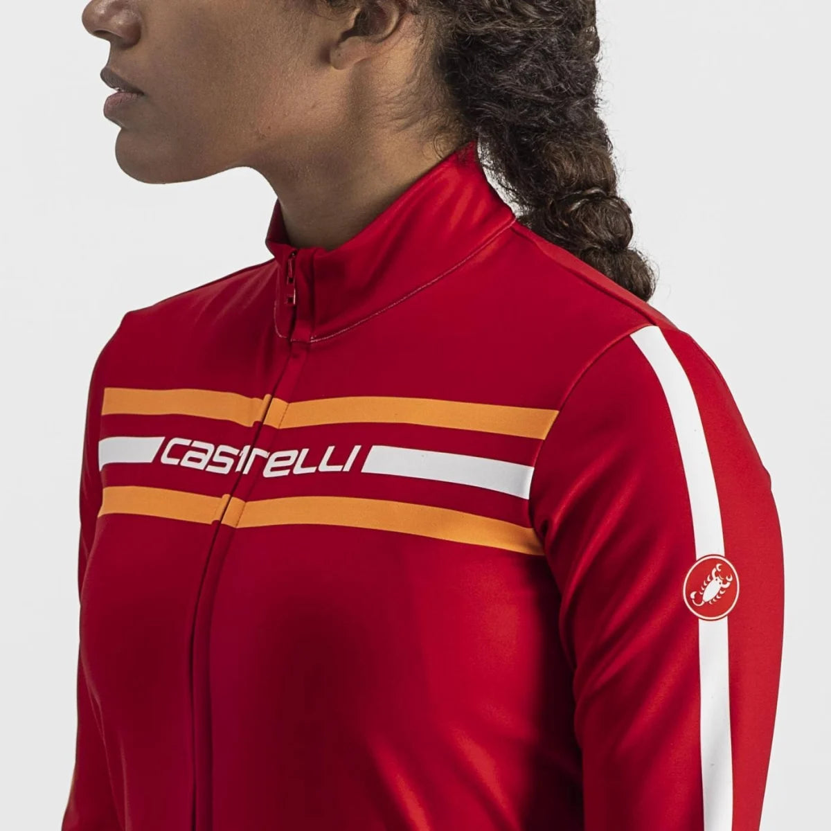 CASTELLI Unlimited Thermal Women's Jersey - Dark Red