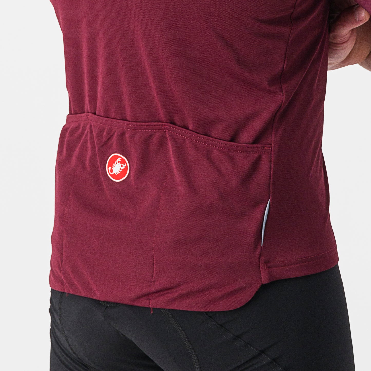 CASTELLI Prologo 7 Jersey - Bordeaux / Ivory - Passion Fruit