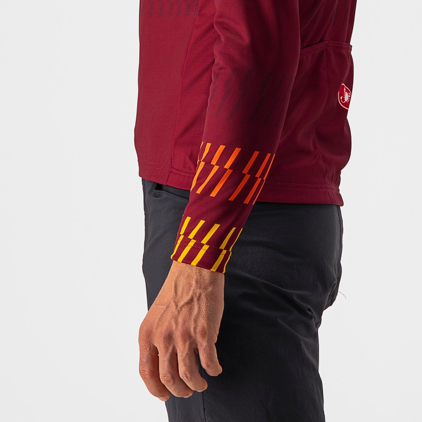 CASTELLI Unlimited Thermal Men's Jersey - Bordeaux