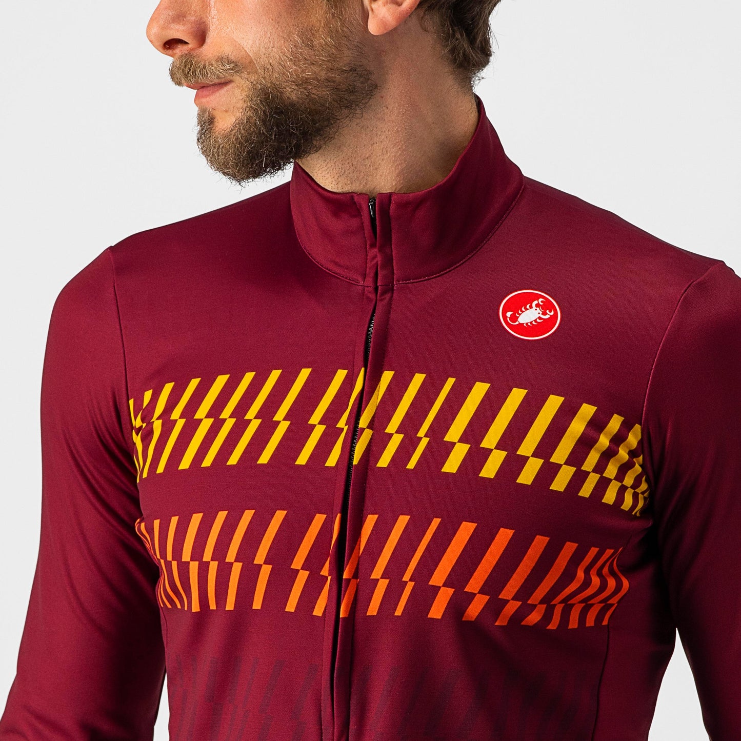 CASTELLI Unlimited Thermal Men's Jersey - Bordeaux