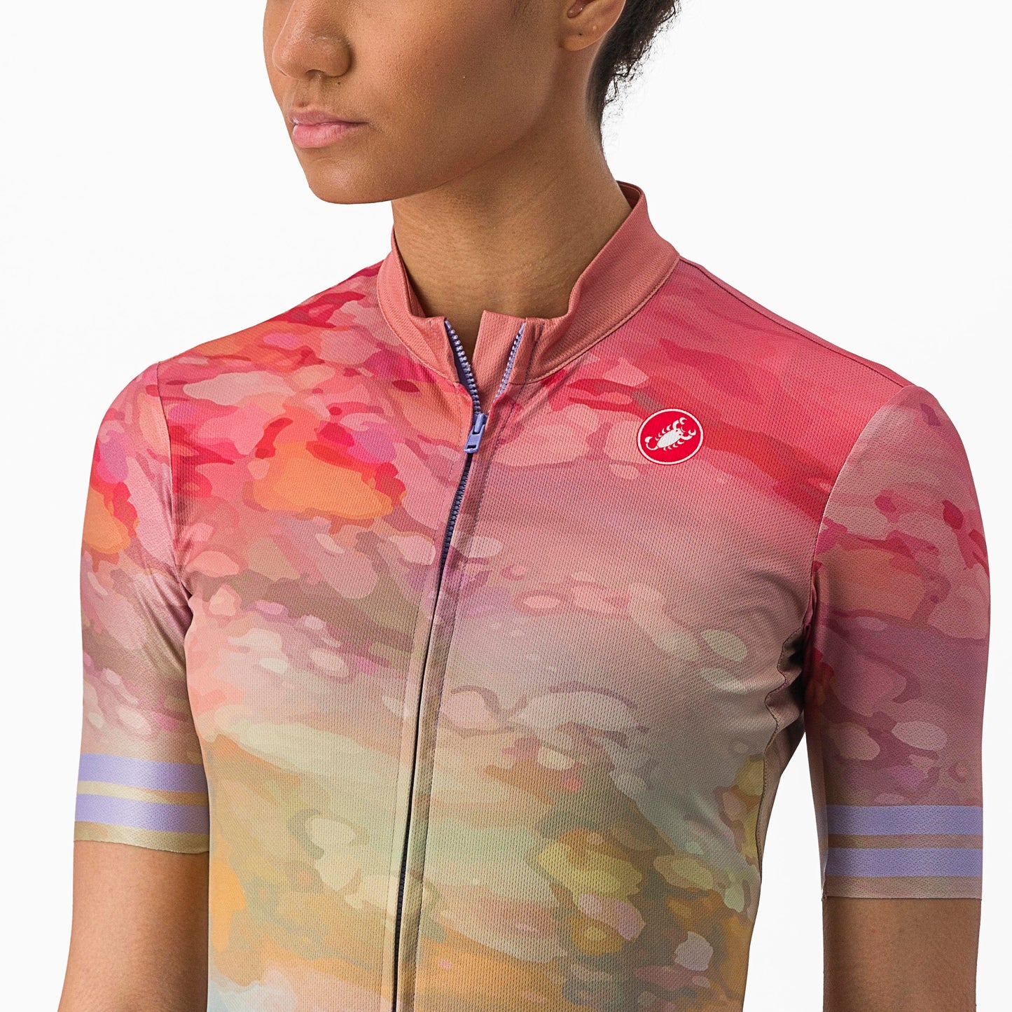 CASTELLI Marmo Jersey - Multicolor Violet Mist