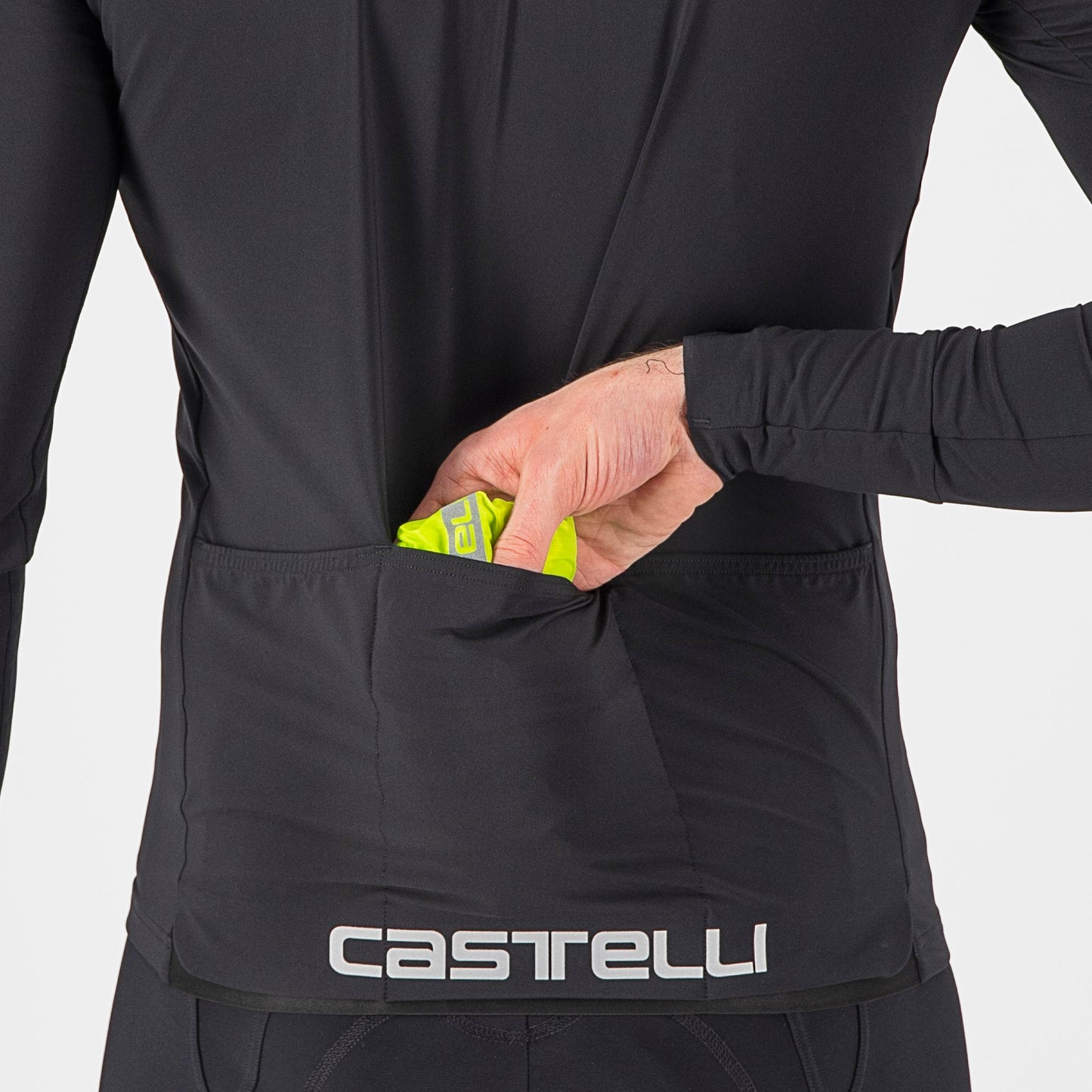 CASTELLI Squadra Stretch Jacket - Electric Lime / Dark Gray