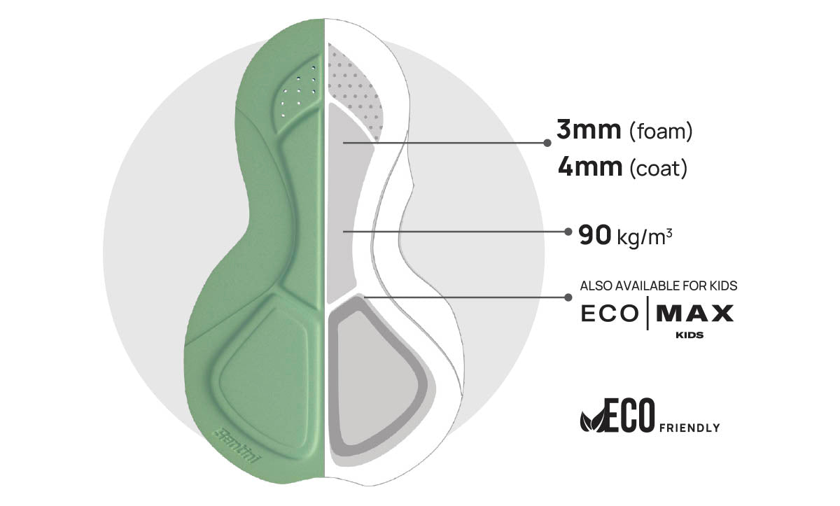 SANTINI Omnia Men's Bibshort - Black