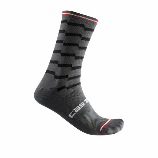 CASTELLI Unlimited 18 Sock - Dark Gray / Black