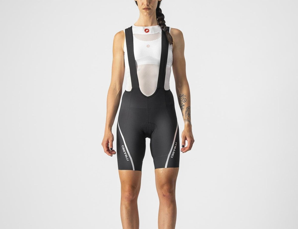 CASTELLI Velocissima 3 Women's Bibshort - Black / Silver