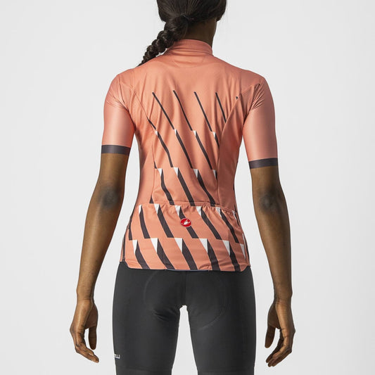 CASTELLI Pendio Women's Jersey - Blush, Dark Gray White
