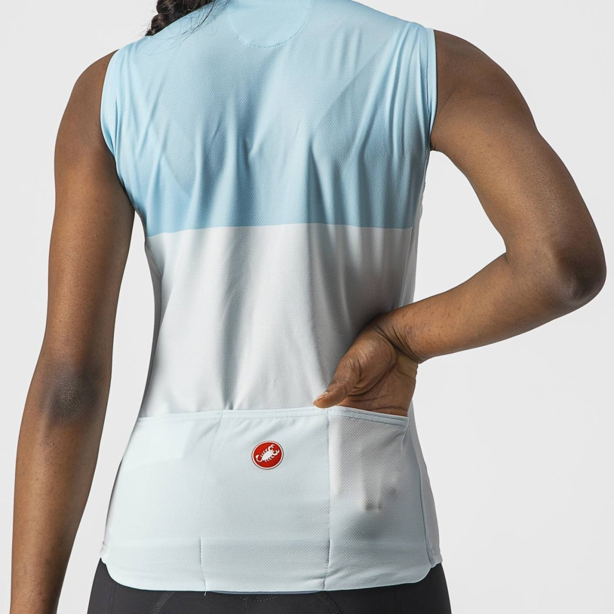 CASTELLI Velocissima Sleeveless Women's Jersey - Light Aqua / Skylight