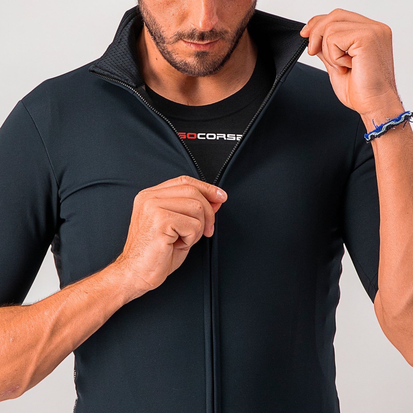 CASTELLI Perfetto Ros Light Jacket / Jersey - Light Black