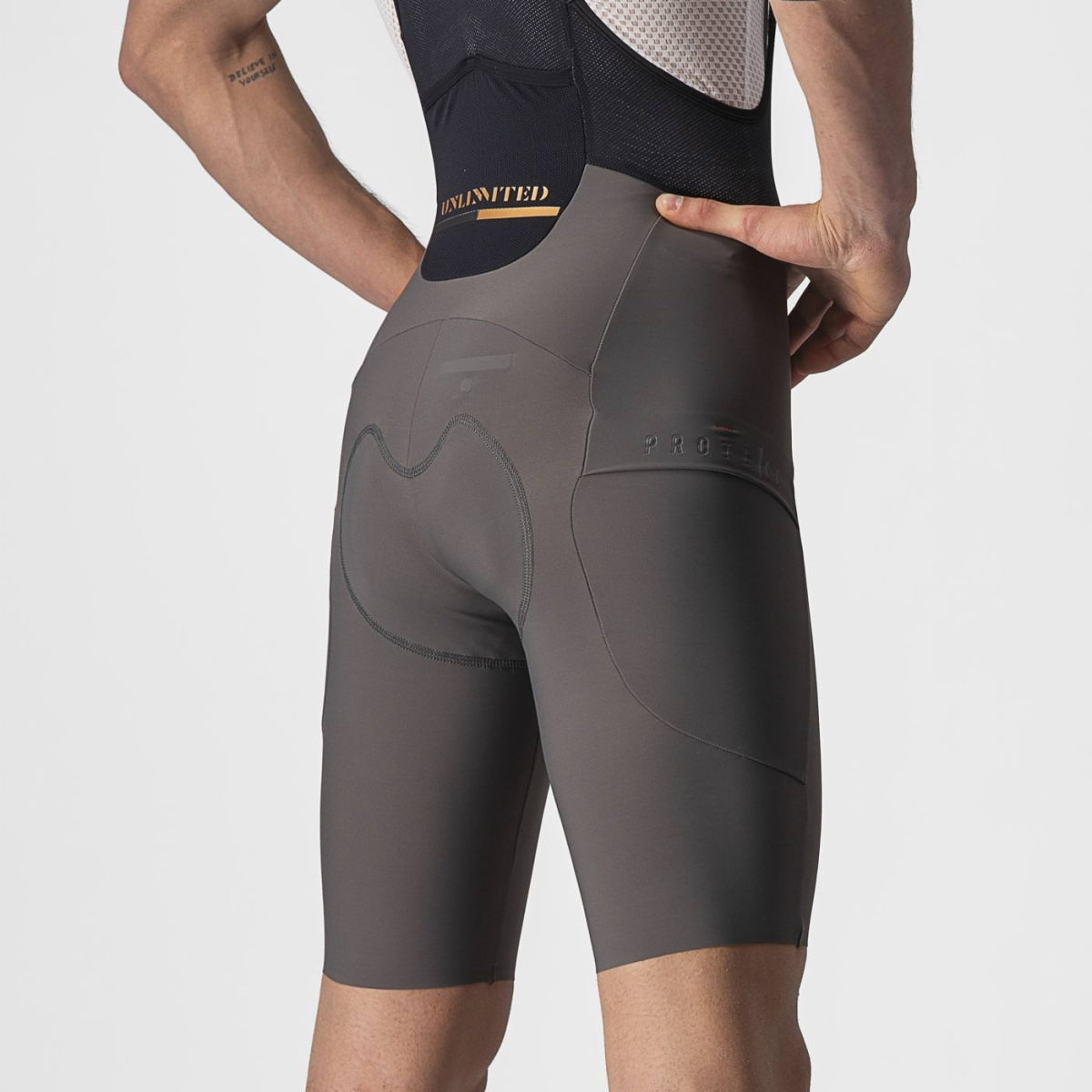 CASTELLI Unlimited All Surface Bibshort - Forest Gray