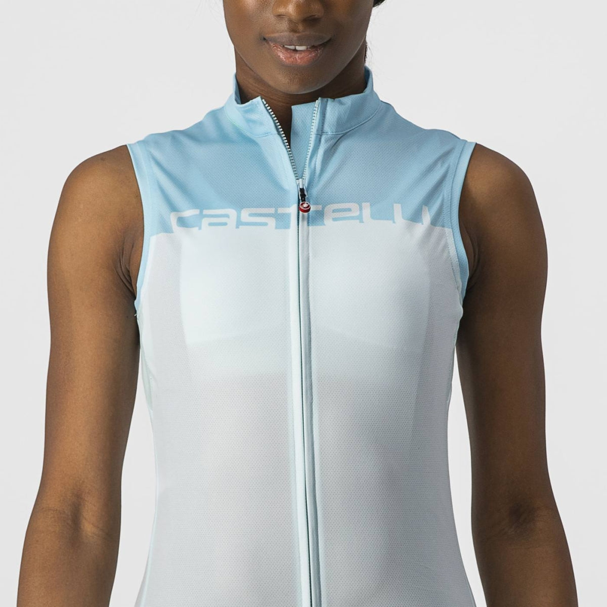 CASTELLI Velocissima Sleeveless Women's Jersey - Light Aqua / Skylight