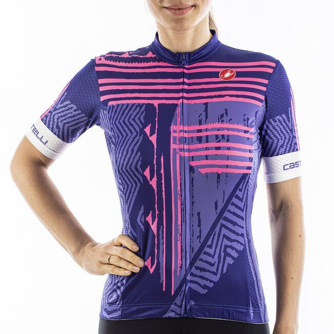CASTELLI Astratta Women's Jersey 2021 - Lapis Blue
