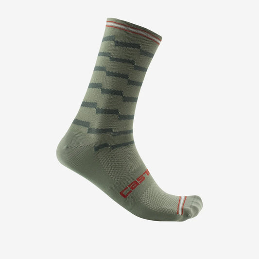 CASTELLI Unlimited 18 Sock - Defender Green