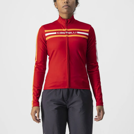 CASTELLI Unlimited Thermal Women's Jersey - Dark Red