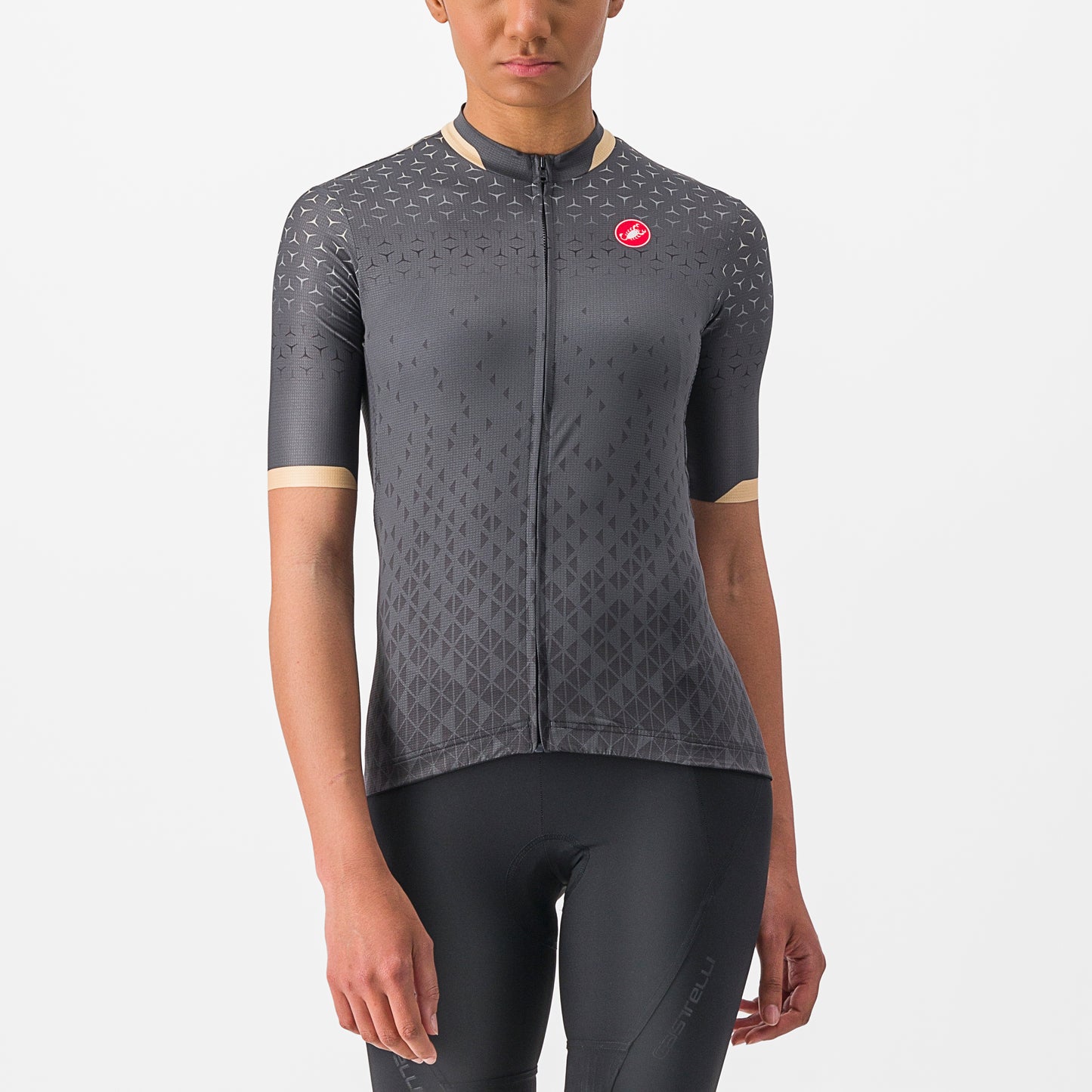 CASTELLI Pezzi Women's Jersey - Dark Gray