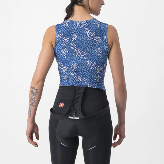 CASTELLI Pro Mesh 4 Women's Sleeveless Base Layer - Niagara Blue