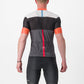 CASTELLI Sezione Men's Jersey - Dark Gray / Black / Scarlet Ibis