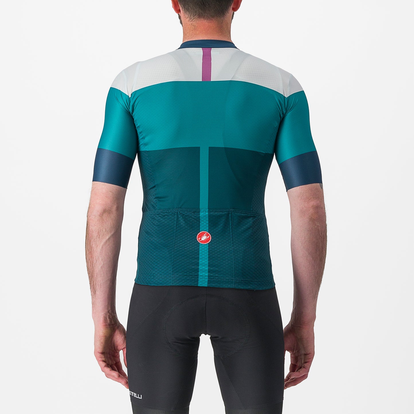 CASTELLI Sezione Men's Jersey - Deep Teal / Quetzal Green