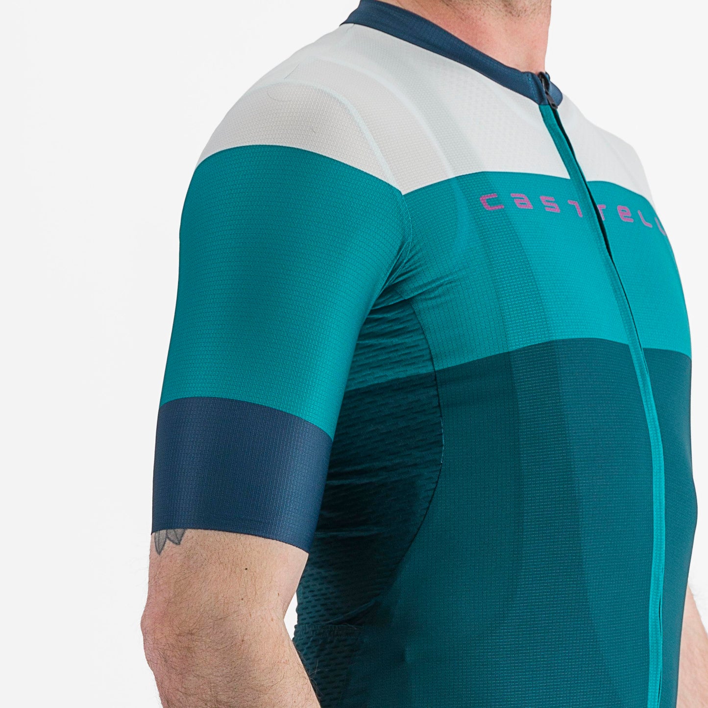 CASTELLI Sezione Men's Jersey - Deep Teal / Quetzal Green