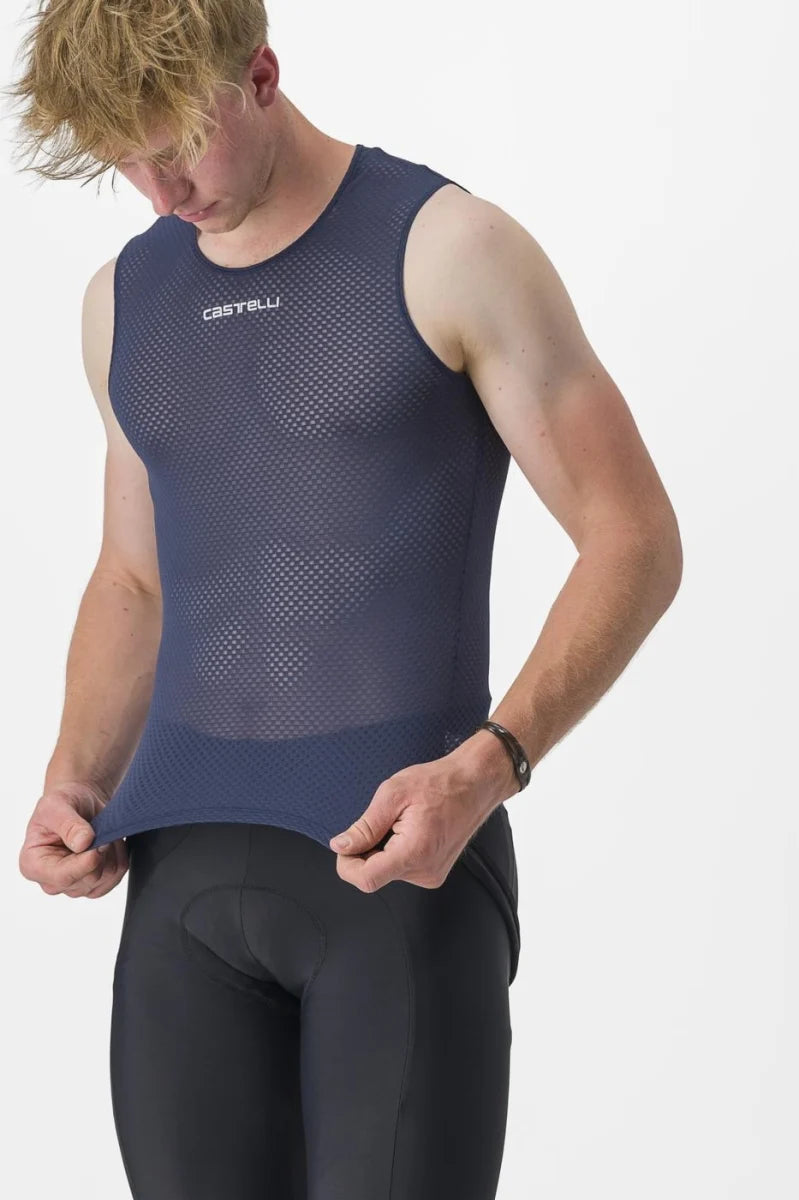 CASTELLI Pro Mesh 2.0 Men's Sleeveless Base Layer - Belgian Blue