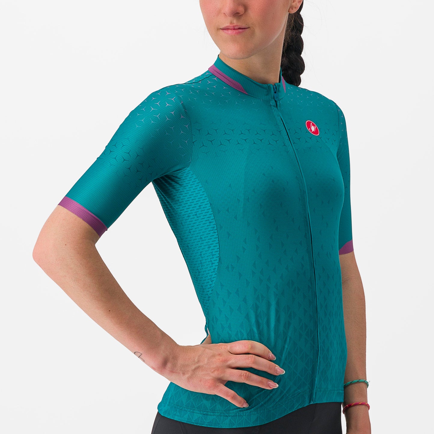 CASTELLI Pezzi Women's Jersey - Quetzal Green