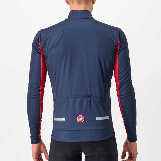 Long Sleeve Cycling Jersey Castelli Castelli Espresso Men's Jersey