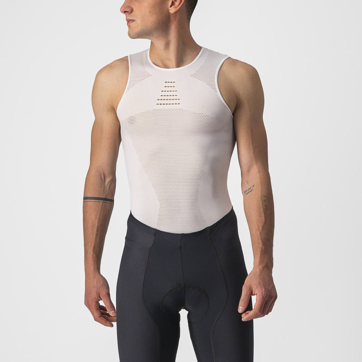 CASTELLI Core Seamless Base Layer - White