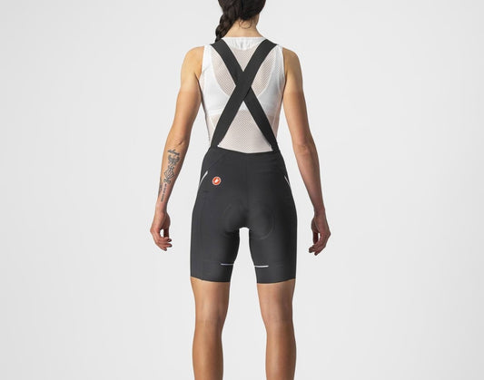 CASTELLI Velocissima 3 Women's Bibshort - Black / Silver