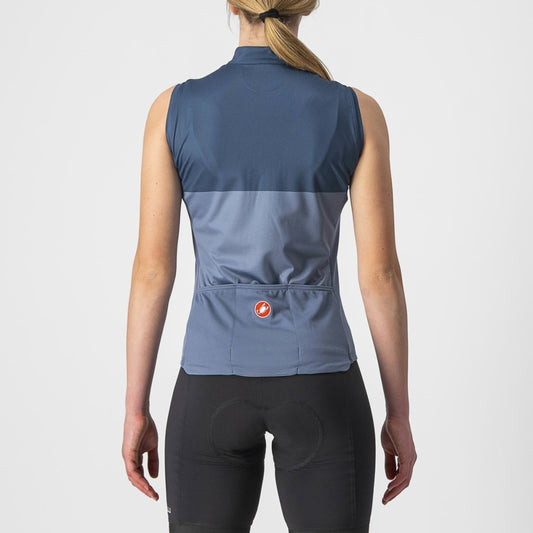 CASTELLI Velocissima Sleeveless Women's Jersey - Light Steel Blue / Moonlit Ocean