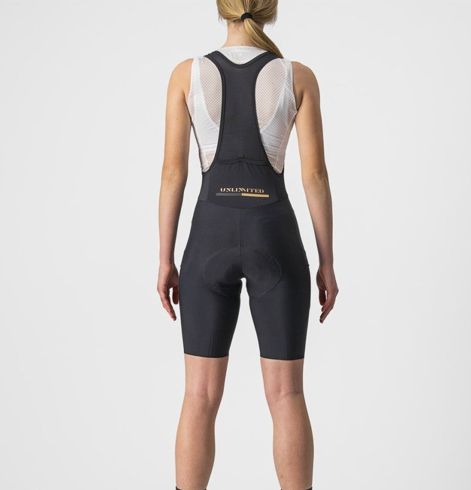 CASTELLI Unlimited All Surface Women's Bibshort - Black