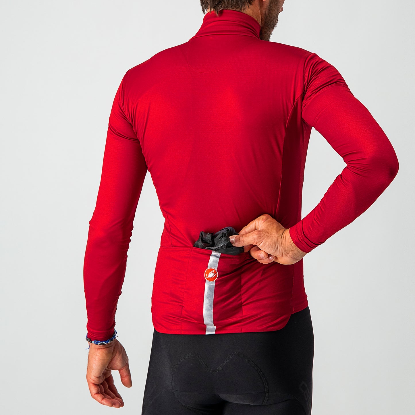 CASTELLI Squadra Stretch Jacket - Light Black/Dark Gray