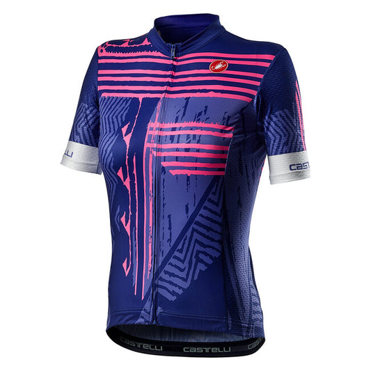 CASTELLI Astratta Women's Jersey 2021 - Lapis Blue