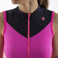 CASTELLI Solaris Sleeveless Jersey - Pink Fluo / Dark Steel Blue