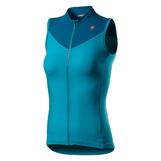 CASTELLI Solaris Sleeveless Jersey - Sky Blue / Marine Blue