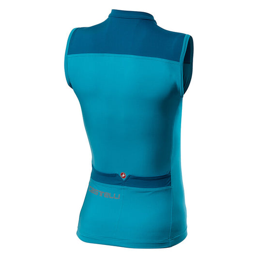 CASTELLI Solaris Sleeveless Jersey - Sky Blue / Marine Blue