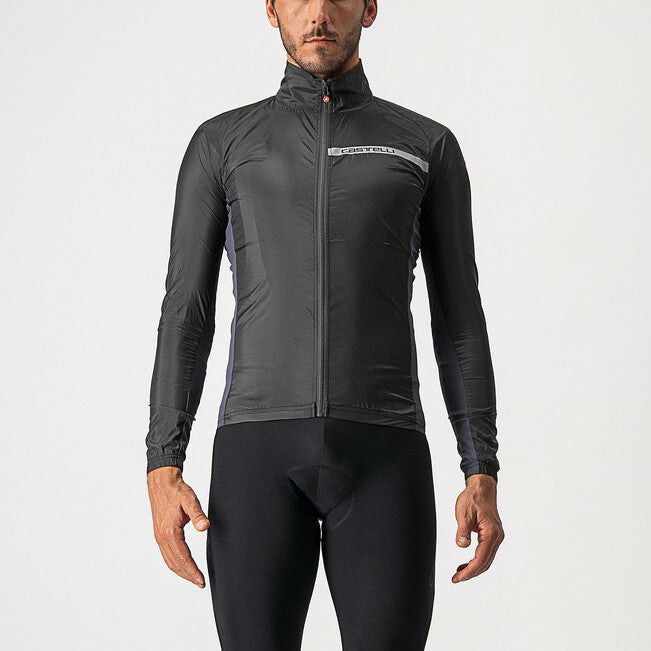 CASTELLI Squadra Stretch Jacket - Light Black/Dark Gray